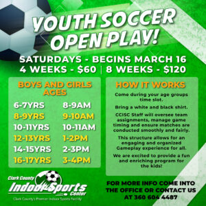 Youth Soccer Open Play!